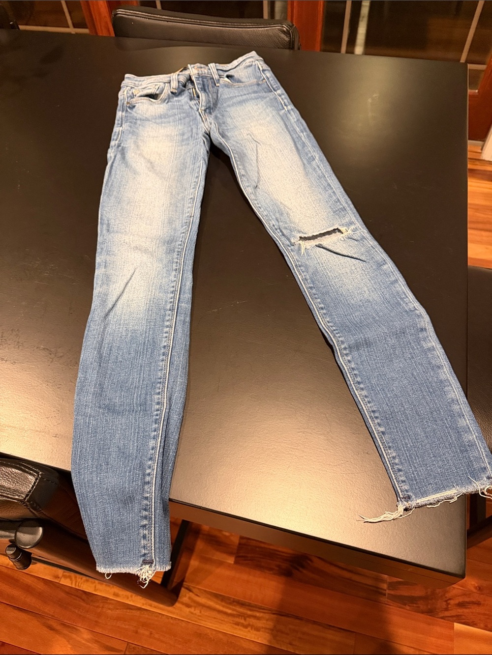Hudson Light Blue Women's Distressed Skinny Jeans